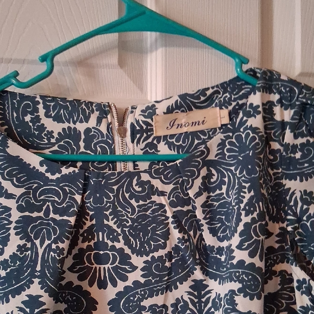 nomi Blue and White Floral Maxi Dress - Picture 2 of 5